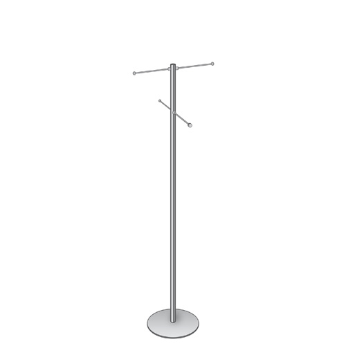 Carrier bag stand with 4 hangers, 1.5m